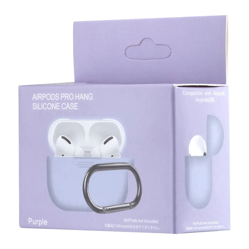 Чохол Silicone Case 1,2mm for AirPods Pro Purple - фото 2