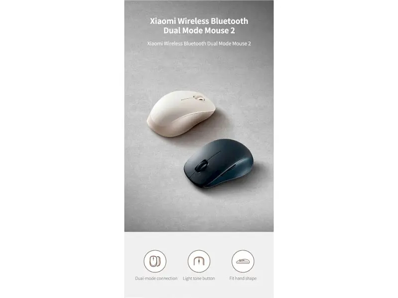 Миша Xiaomi Dual-mode Wireless Mouse 2 Black (BHR8850GL) - фото 12