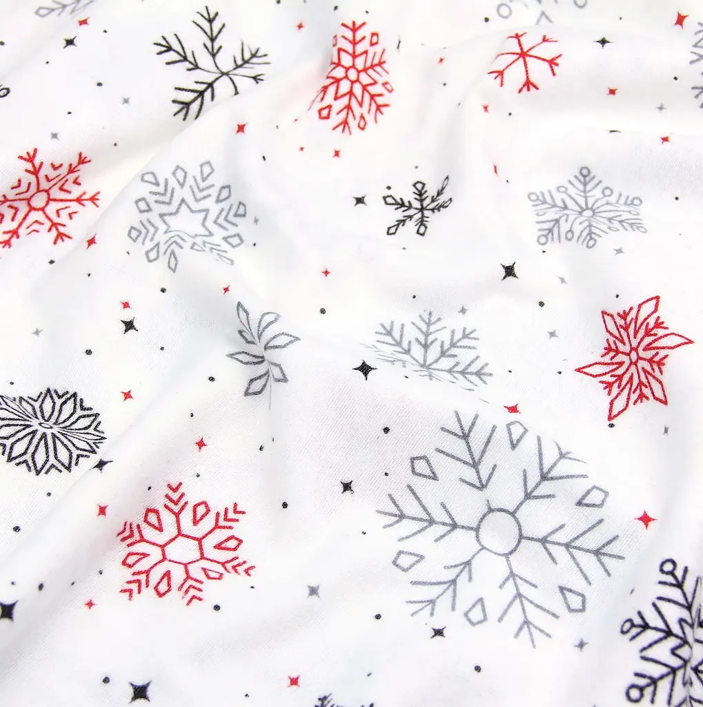 Дитяча постільна білизна фланель в ліжечко SNOWFLAKES CS6 COSAS (4822052480496) - фото 8