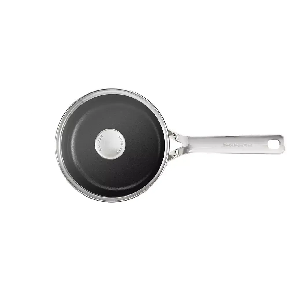 Набір ковшів з кришками KitchenAid SSS 16/18/20 см - 1,5/2,1/3,1 л з керамічним покриттям (CC005740-001) - фото 2