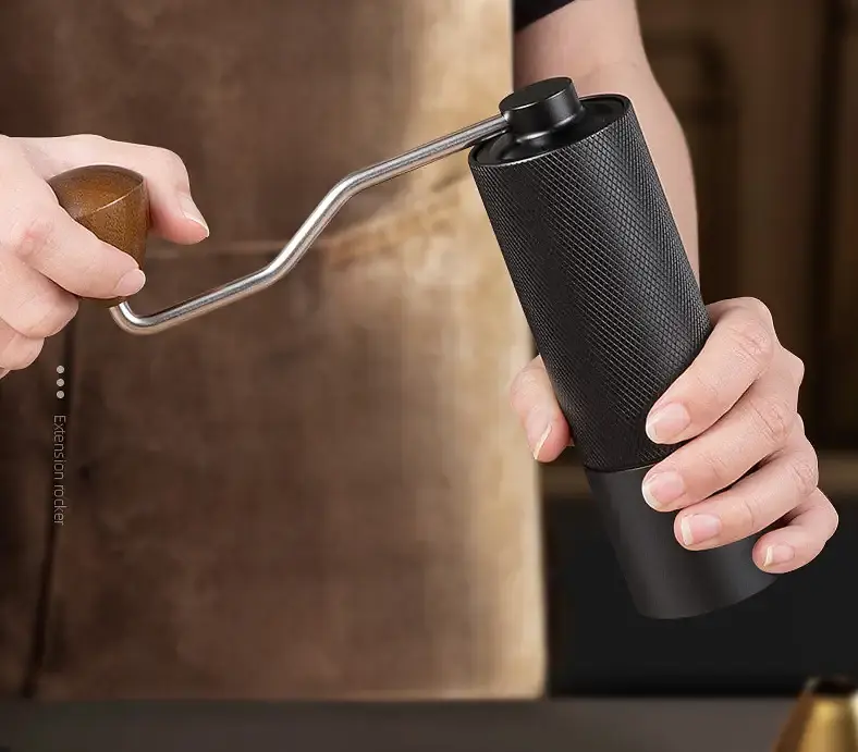 Ручна кавомолка Coffee Grinder з жерновами з високовуглецевої нержавіючої сталі (00389) - фото 4