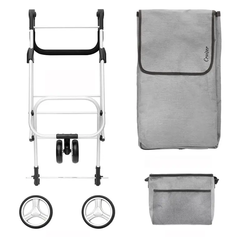 Сумка-візок ShoppingCruiser 3 Wheels 72 Grey (604362) - фото 4