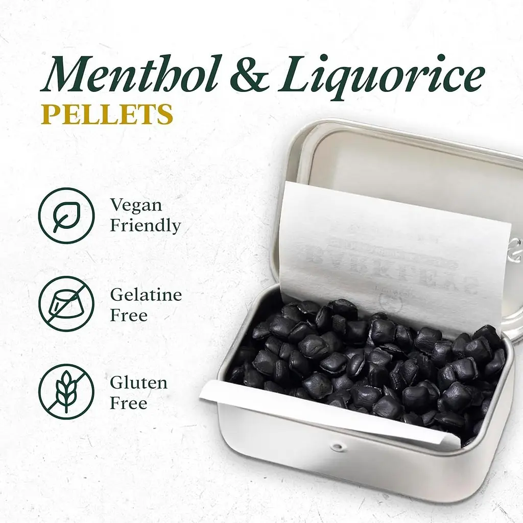 Драже Barkleys Intense Liquorice Pellets Menthol 16г - фото 4