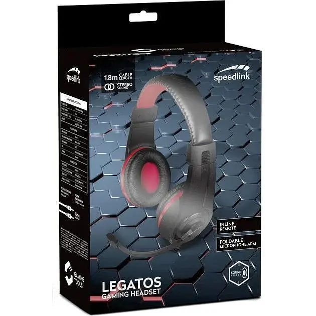 Игровые наушники Speedlink Legatos Stereo Gaming Headset (SL-860000-BK) - фото 5