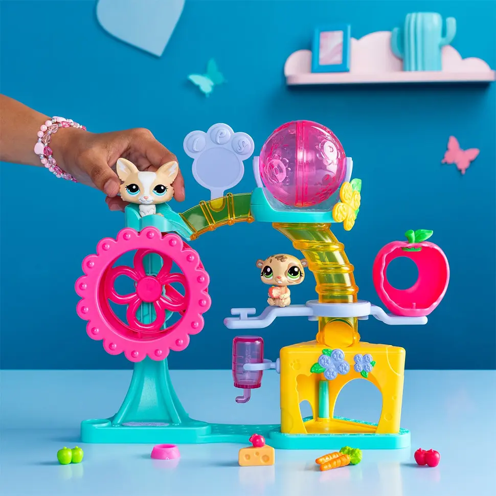 Игровой набор Littlest Pet Shop Фабрика Развлечений 00519 аксессуары и 2 фигурки, фабрика - фото 4