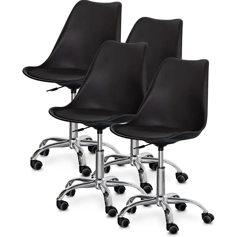 Комплект (4шт) крісло Evo-Kids Capri Black (арт. H-231 B/B-Х4)