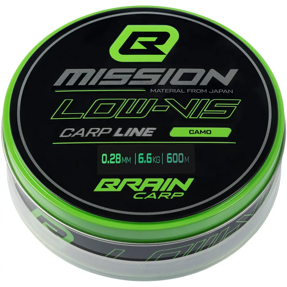 Волосінь Brain Mission Carp Line (Camo) 600m 0.28mm 6.6kg - фото 2