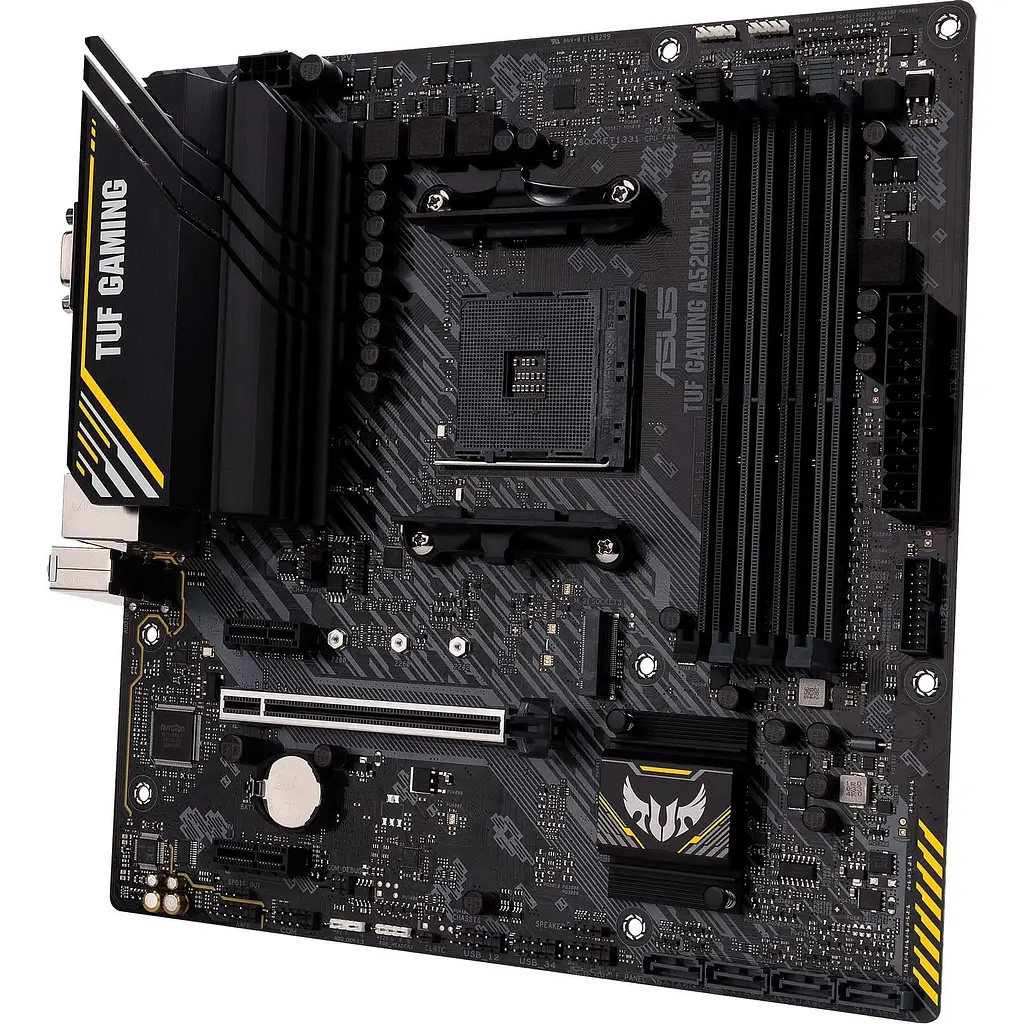 Материнська плата Asus TUF Gaming A520M-PLUS II sAM4 A520 4xDDR4 HDMI DVI D-Sub mATX - фото 8