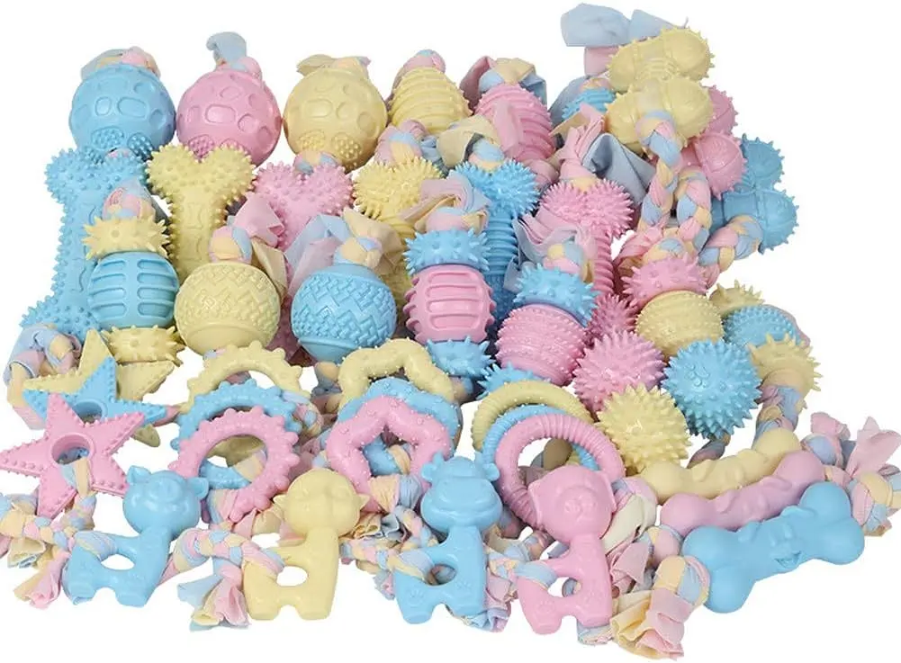 Жувальна іграшка для собак Derby Ribbed ring with cotton rope - фото 8