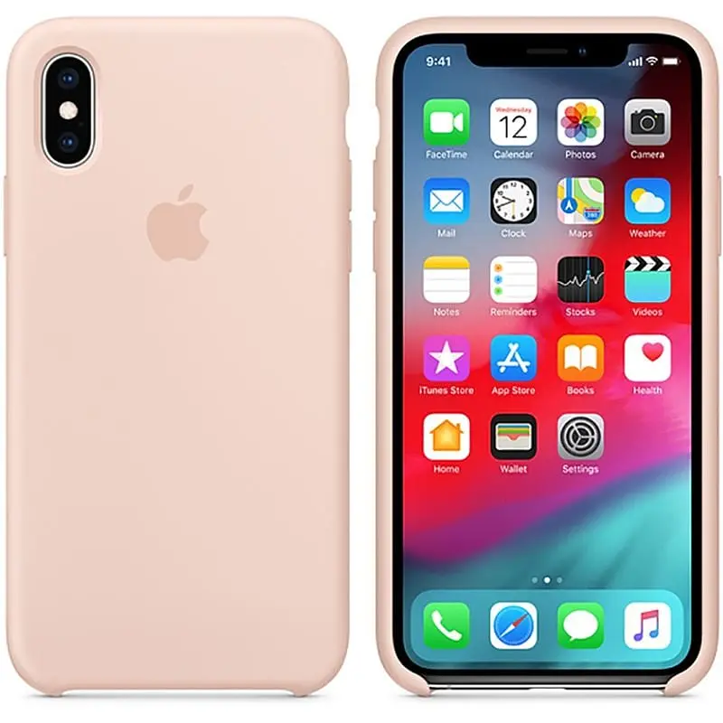 Чохол-накладка Toto Silicone Case Apple iPhone X/XS Pink - фото 2