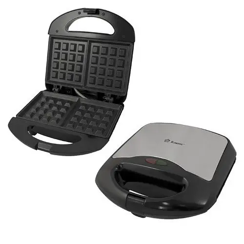 Вафельниця електрична Domotec MS-7705 для бельгійських вафель з антипригарним покриттям 1000Вт - фото 3