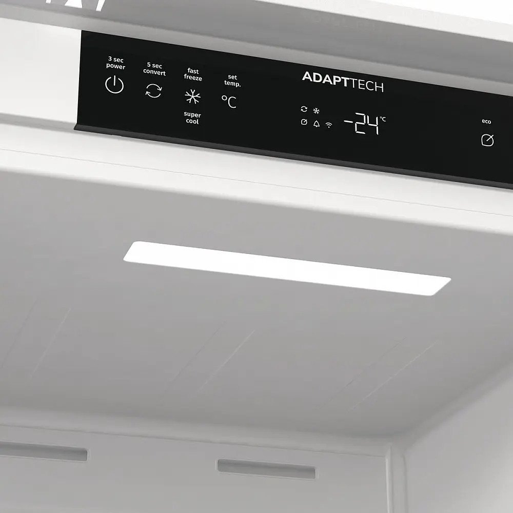 Gorenje Морозильна камера Gorenje вбудована, 177x54х55, 235л, А+, NF, дисплей, білий - фото 7