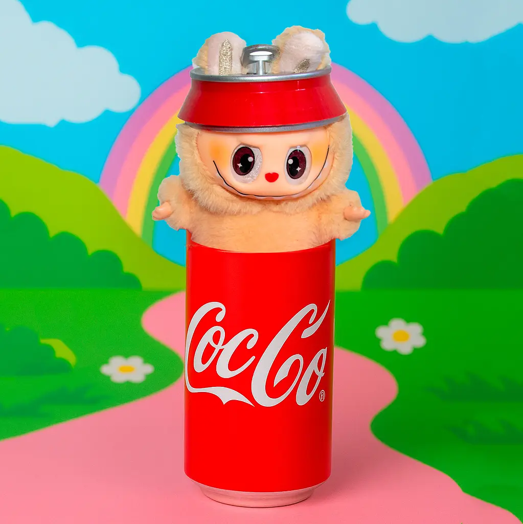 Іграшка плюшева Labubu жовтий Pop Mart The Monsters, колекційна мініфігурка - фото 2