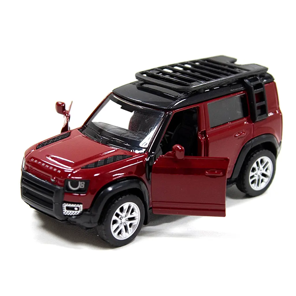 Автомодель TechnoDrive Land Rover Defender 110 червона (250288) - фото 8