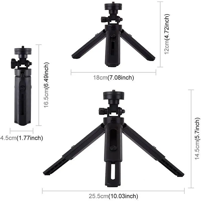 Кільцева USB LED лампа Puluz PKT3059B 6.2"+ настільний штатив - фото 3