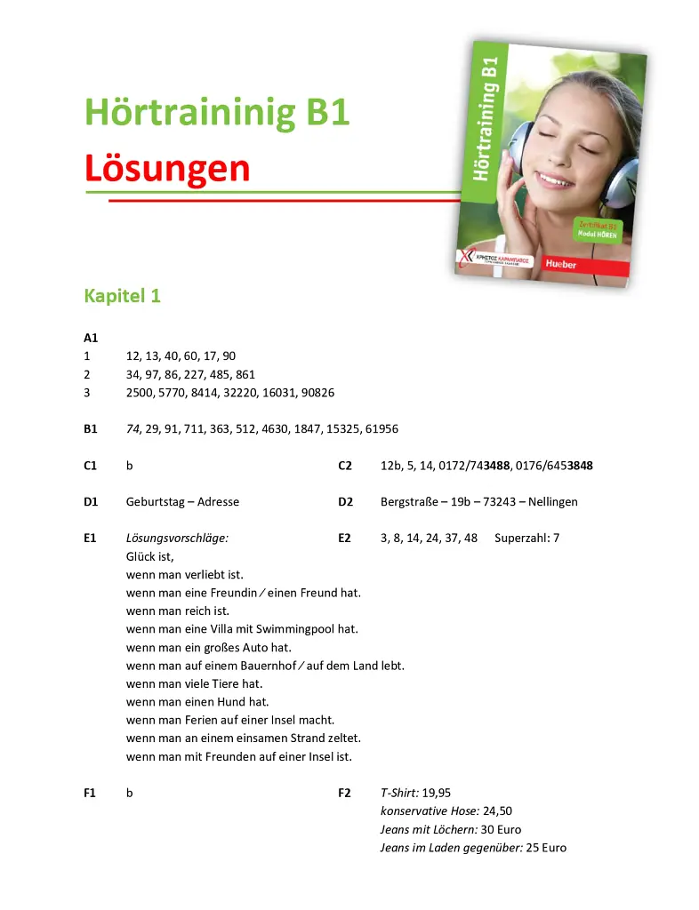 Hоrtraining B1. Zertifikat B1 - Modul Hören - Аннет Воссвінкель - фото 2