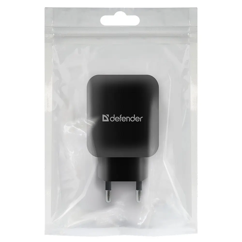 Зарядний пристрій 2xUSB 12W 2.1А EPA-13 чорний Defender - фото 3