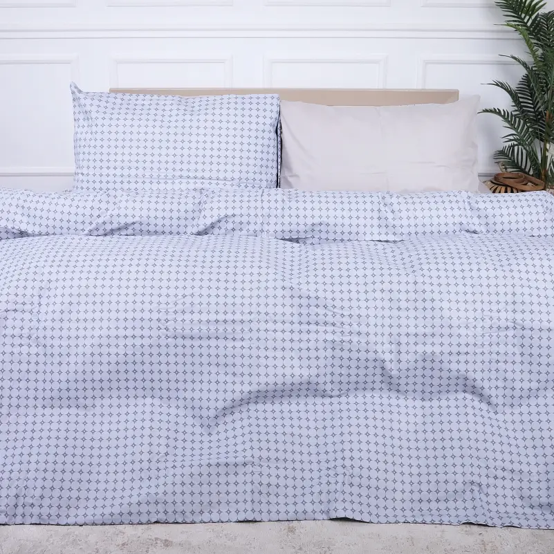 Простыня MirSon Ranforce Elite 17-4779 Orleans 220x240 см серая (2200008966300) - фото 2