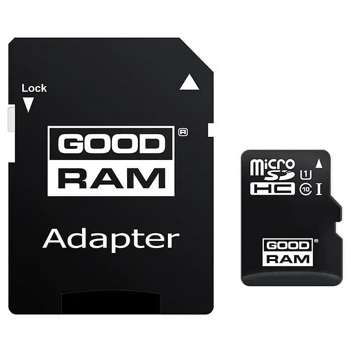 Карта пам'яті GoodRam MicroSDHC 32GB UHS-I Class 10 + SD-adapter (M1AA-0320R12)