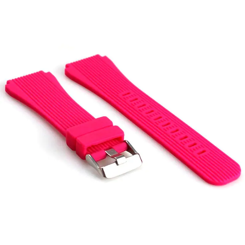 Силиконовый ремешок Watchbands Galaxy для Samsung Gear S3 Samsung Galaxy Watch 46mm - розовый (WB001GALAXYPINK) - фото 2
