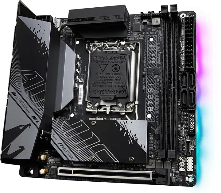Материнская плата Gigabyte B760I AORUS PRO DDR4 - фото 5