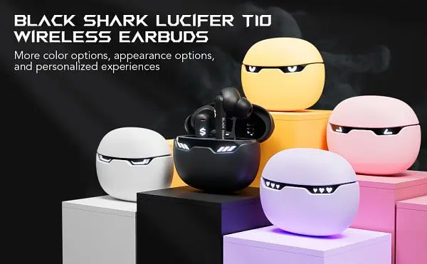 TWS-наушники Black Shark Lucifer T10 yellow - фото 4