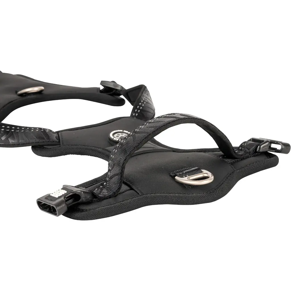 Шлея для собак Max & Molly Smart ID Sport Harness Matrix 2.0 Black M 1.5х30-42х48-65 см - фото 4