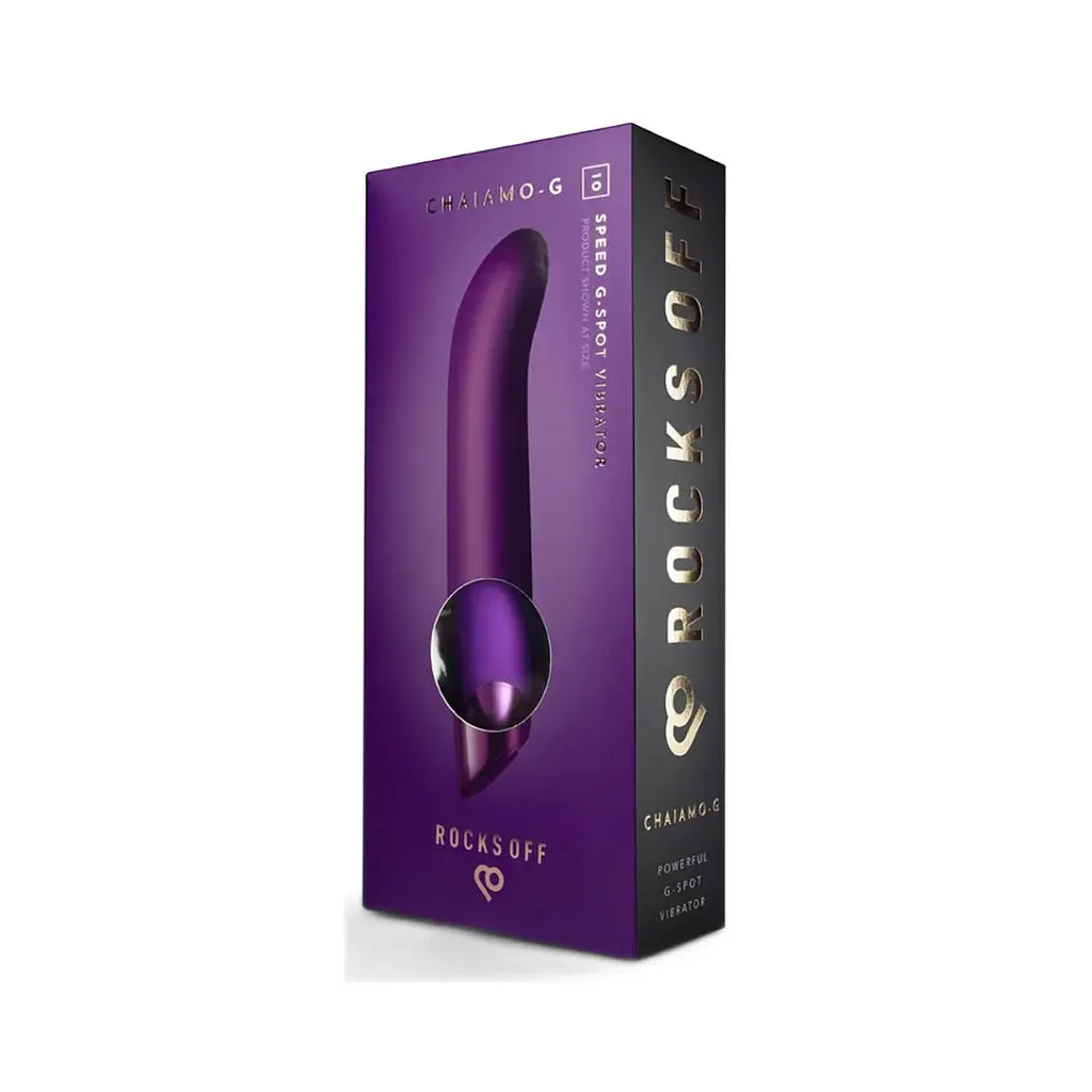 Вібратор Rocks Off RO Chaiamo G 16.6 см фіолетовий - фото 2