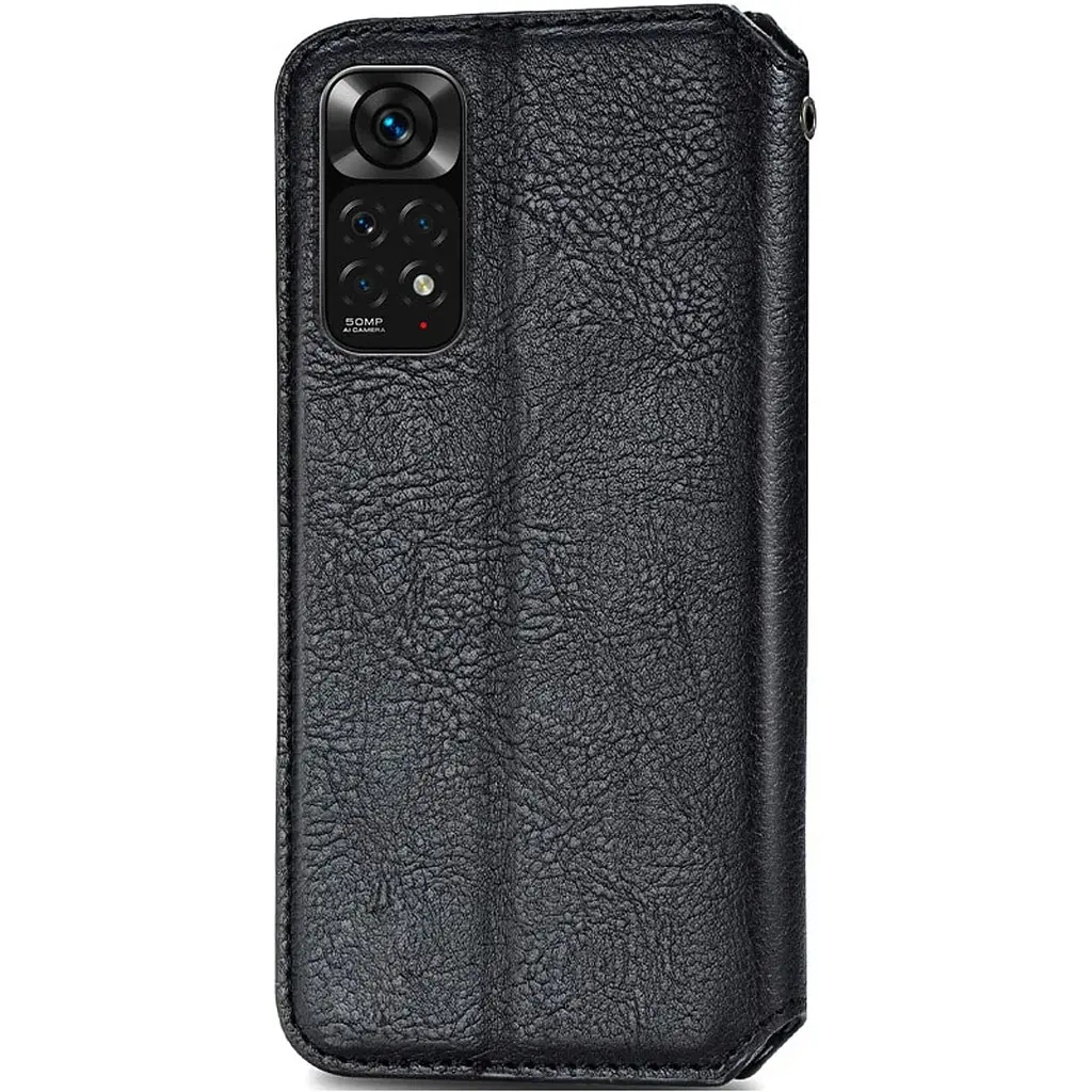 Чохол-книжка GETMAN Cubic Cover Case для Xiaomi Redmi Note 11/11S Black [85616] - фото 2