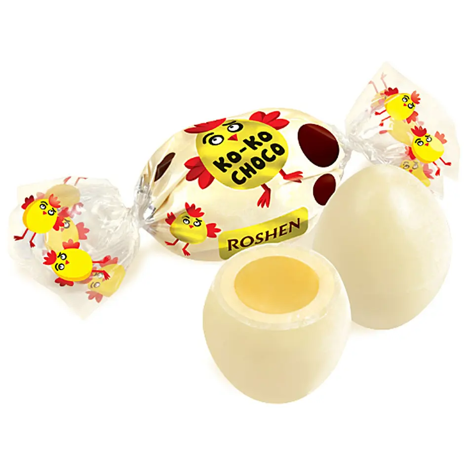 Конфеты шоколадные Roshen Ko-Ko Choco White 1 кг - фото 3