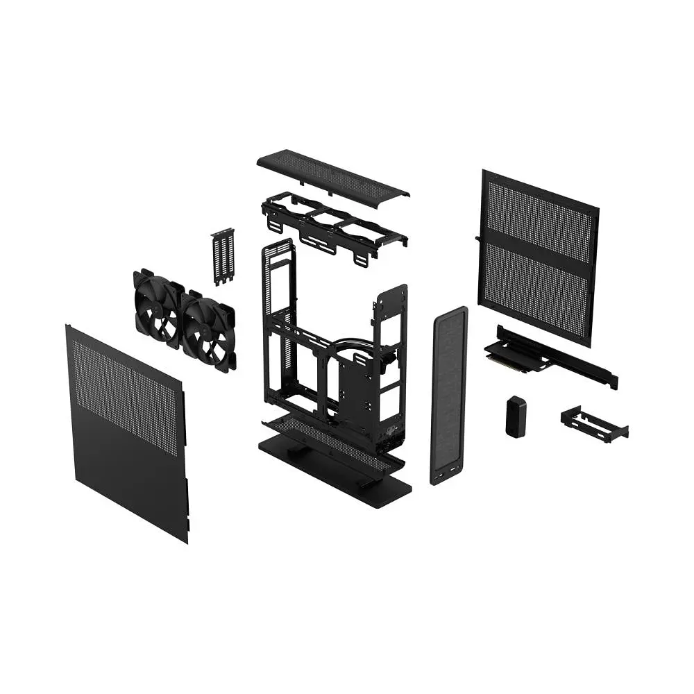 Корпус Fractal Design Ridge Black mITX PCIe 4.0 (FD-C-RID1N-11) Без БП - фото 11