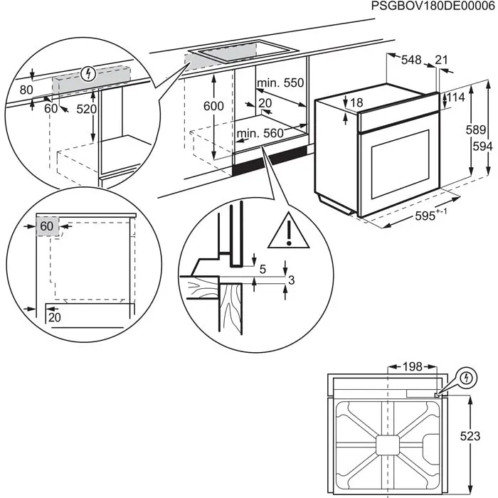 Духовка електрична Electrolux KODEH70X - фото 2