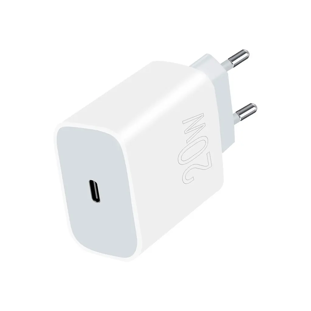 Зарядний пристрій WUW C176 USB-C PD 20 Вт білий (WUW-C176) - фото 3