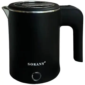 Електрочайник Sokany SK-SH-1077 міні 0.5 л 1000 Вт Чорний  - фото 2