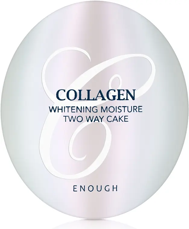 Компактная пудра для лица Enough Collagen 3 in 1 Whitening Moisture Two Way Cake тон 13, 13 г - фото 2