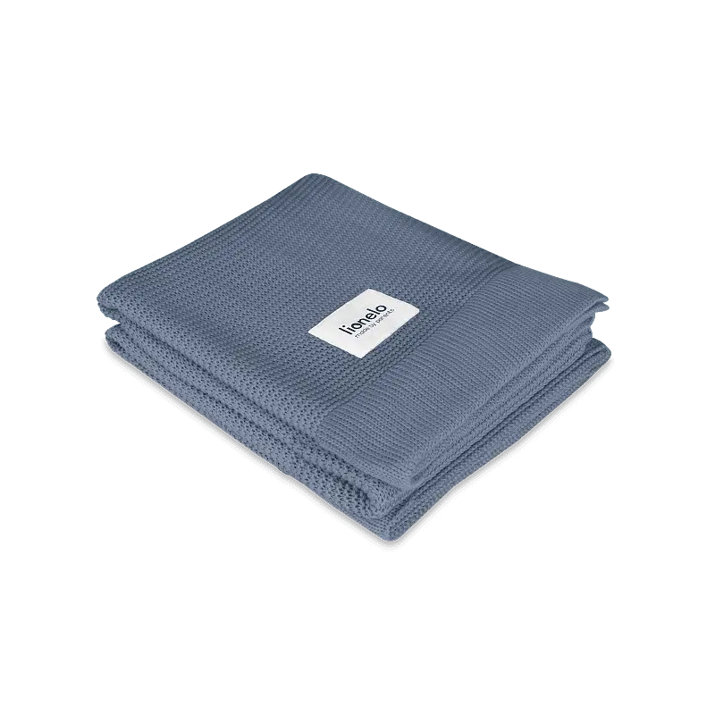Ковдра Lionelo Bamboo Blanket Blue 100х75 см блакитна (LO-BAMBOO BLANKET BLUE) - фото 2