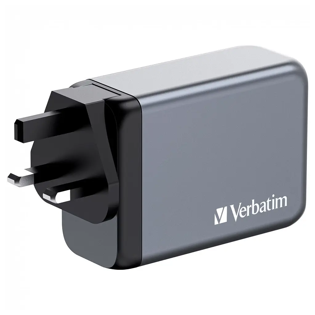 Зарядний пристрій Verbatim GaN 240 W 4 ports (USB-C-140 W,USB-C-100 W,USB-C-65 W /USB-A -3.0) (32205) - фото 3