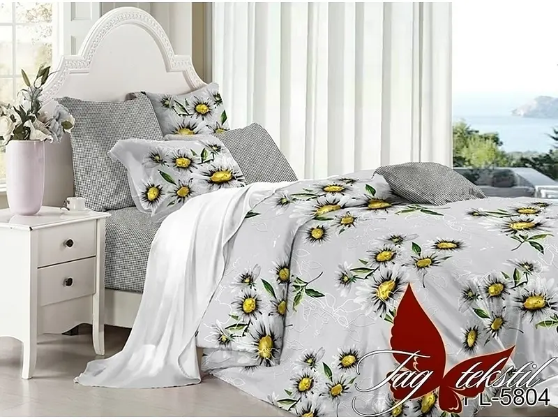 Комплект постільної білизни Євро TAG tekstil pbe0026577 - фото 2
