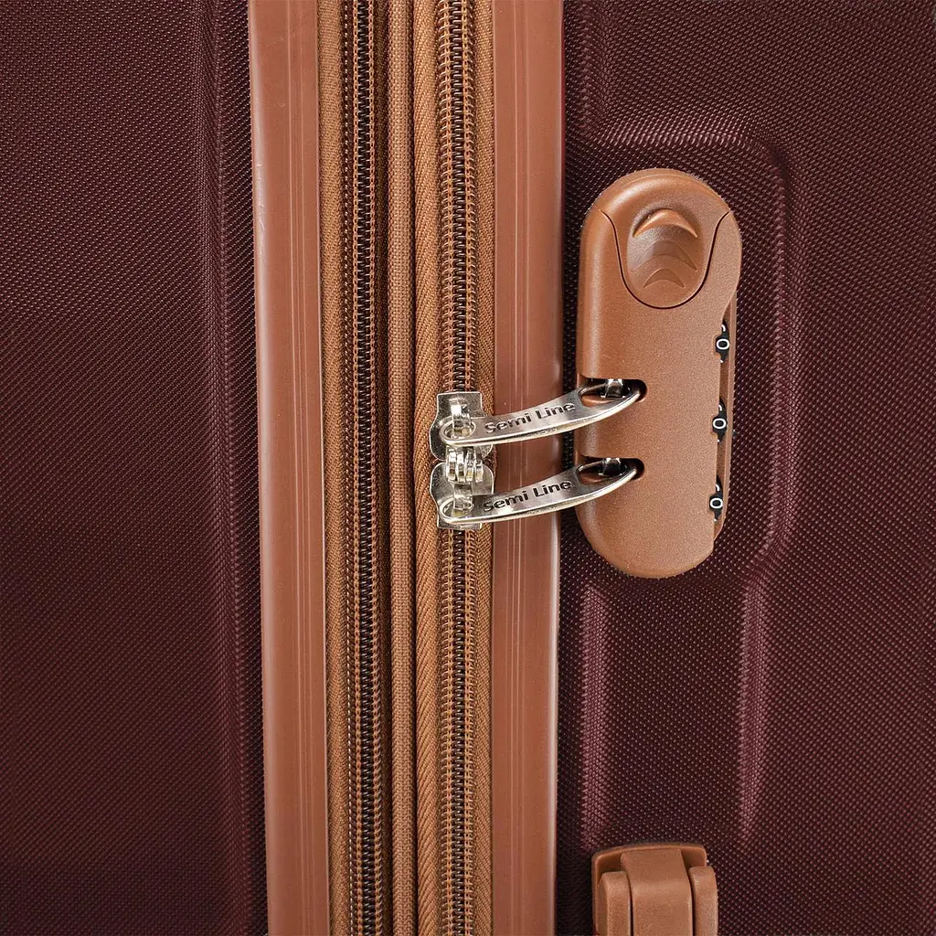 Валіза Semi Line 20" S Burgundy (T5708-1) - фото 7