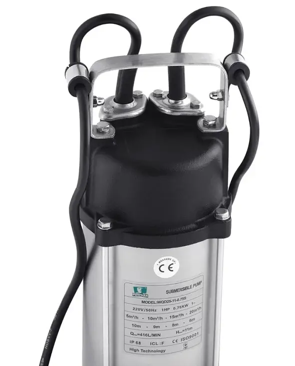 Дренажно-фекальний насос Pumpman WQD25-11-0.75S Нmax 11 м Qmax 20 куб.м 750 Вт (CV029768) - фото 2