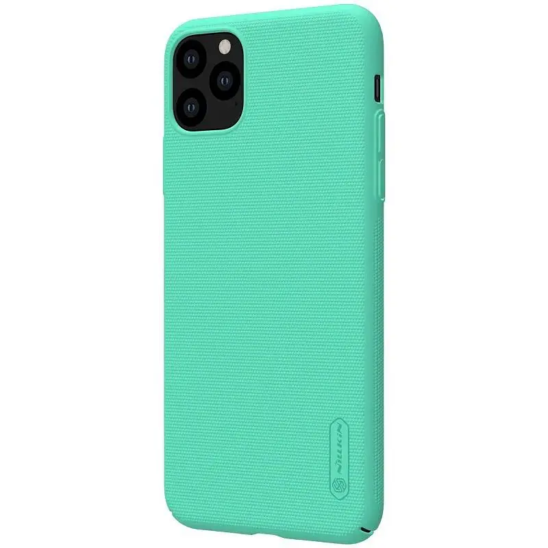 Чехол-накладка Nillkin Super Frosted Shield Case Apple iPhone 11 Pro Mint Green - фото 3