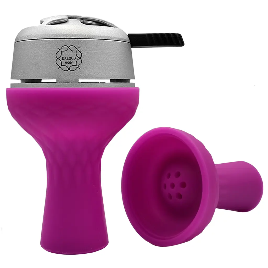 Чаша для кальяна силиконовая под Калауд Lotus розовый - фото 2