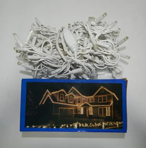 Гірлянда зовнішня пряма 200 led blue (білий) 5мм 20м - фото 3