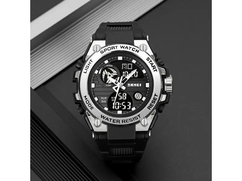 Чоловічий наручний годинник 2360BKSI Black-Silver Skmei acs0029964 - фото 7