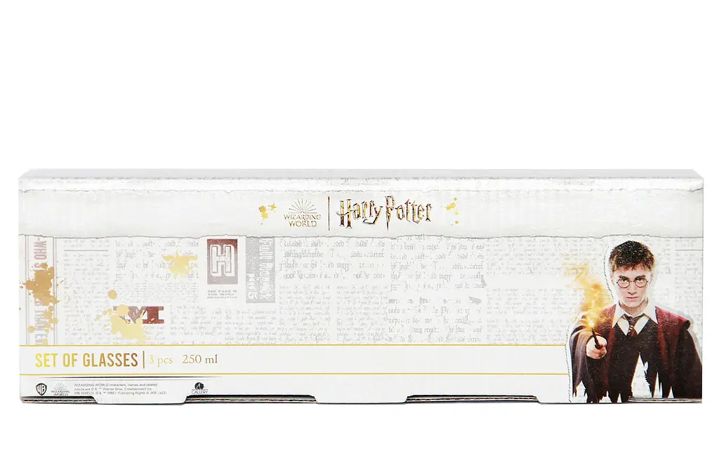 Набір склянок Warner Bros Chile Harry Potter Hedwig 1, 250 мл 3 шт. (86006051) - фото 2
