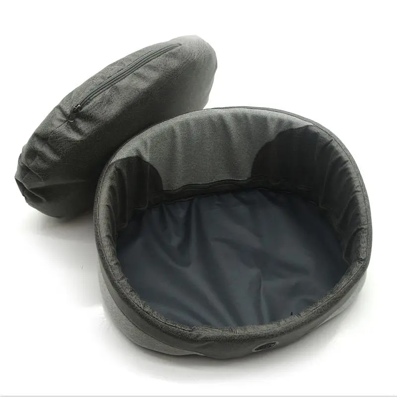 Лежак для котів та собак Zoo-hunt Фокс сірий+червоний №7 580х820х160 мм - фото 3