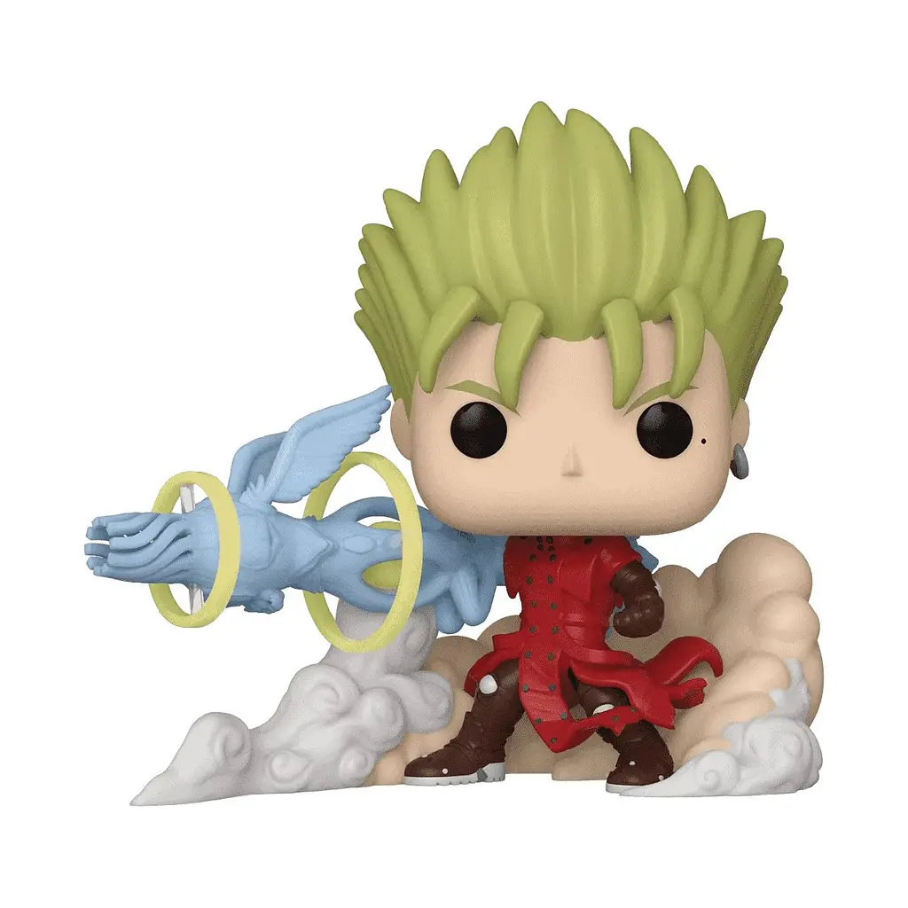 Фігурка Funko Pop Триган Веш Trigun Vash with Angel Arm 15 см Glow T G VA 1560 - фото 2