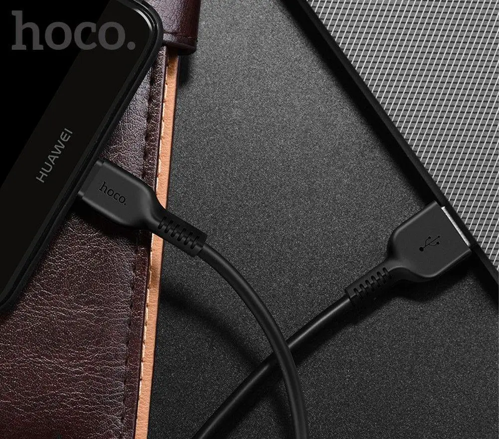 Кабель микроUSB 1 м Hoco x20 Micro USB шнур - фото 3