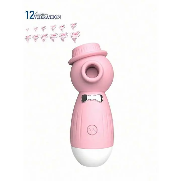 Кліторальний вакуумний вібратор в капелюшку Wo-sex Lilo USB лимонний - фото 3