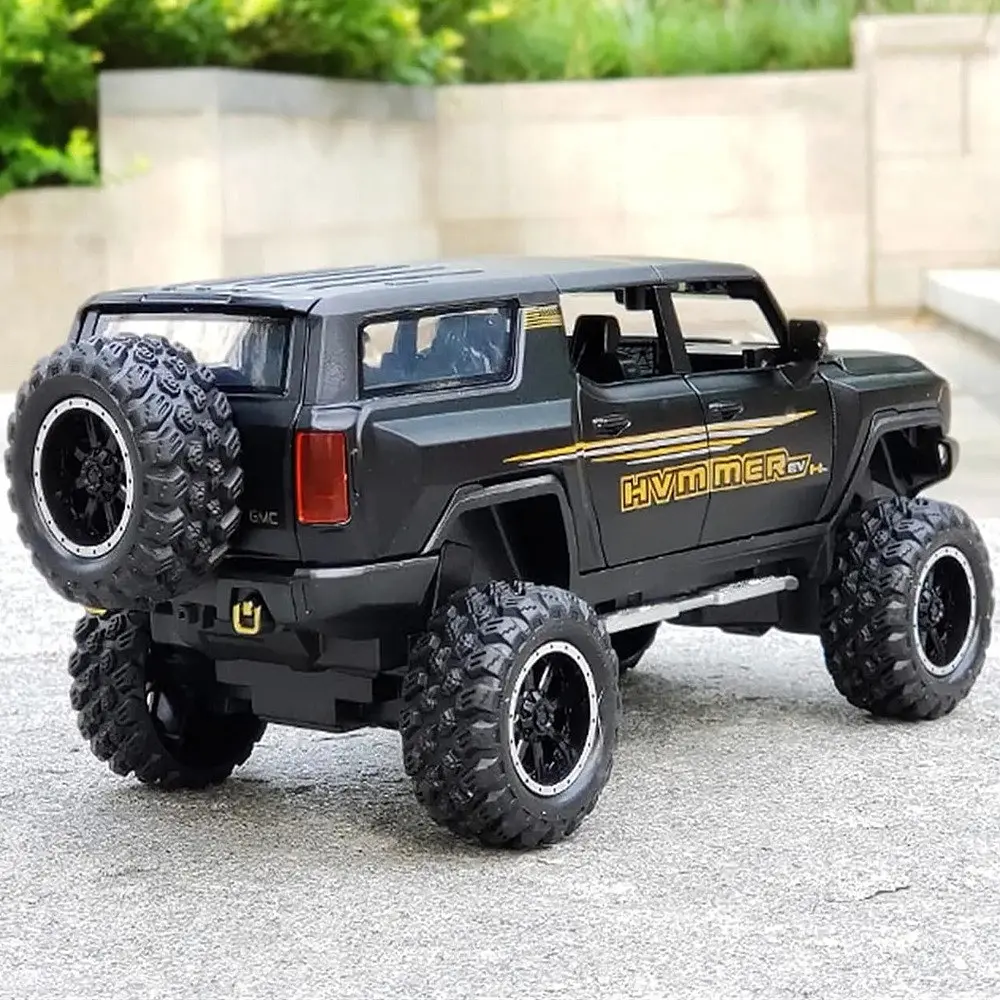 Колекційна металева модель автомобіля Автопром GMC Hummer EV з інерцією, світлом та звуком 1:24 - фото 9